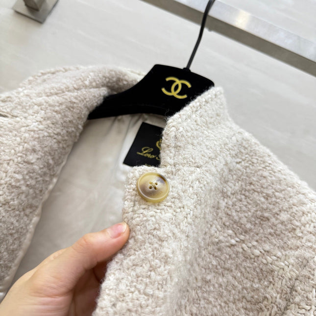 LP 26S ALPACA-BLEND TWEED JACKET 443