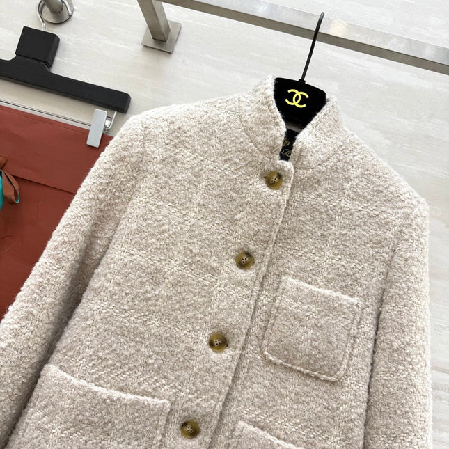 LP 26S ALPACA-BLEND TWEED JACKET 443