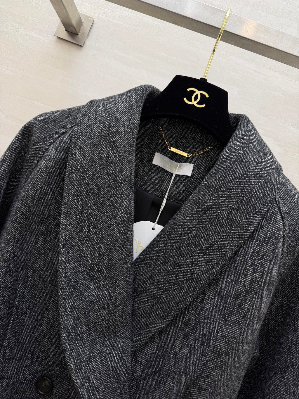 CHLOE DOUBLE BREASTED WOOL JACKET