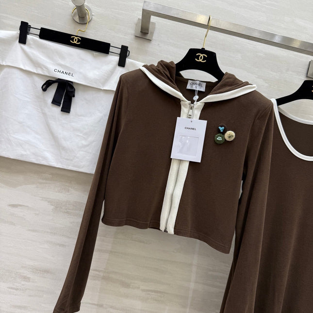 CHANEL 26S JACKET AND SLEEVELESS DRESS SET 961