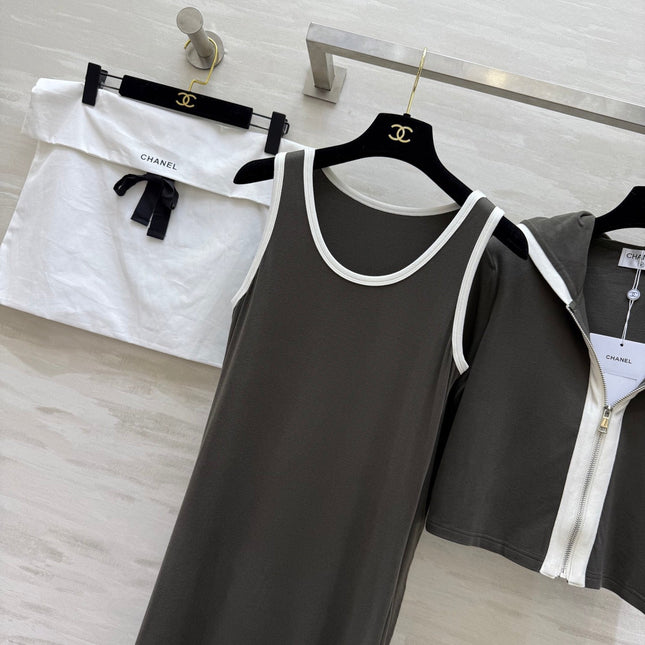CHANEL 26S JACKET AND SLEEVELESS DRESS SET 960