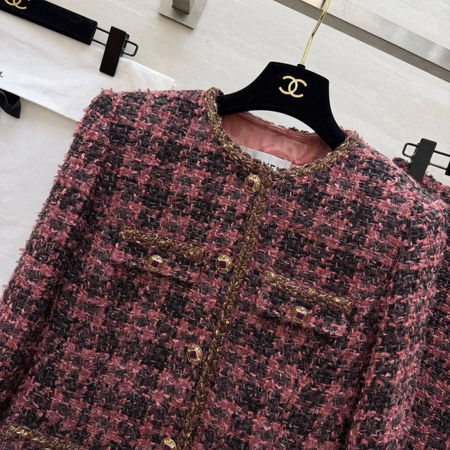 CHANEL 26S WOOL JACKET AND SKIRT SET 925