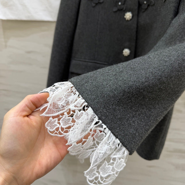 CHANEL 26S WOOL JACKET AND SKIRT SET 870