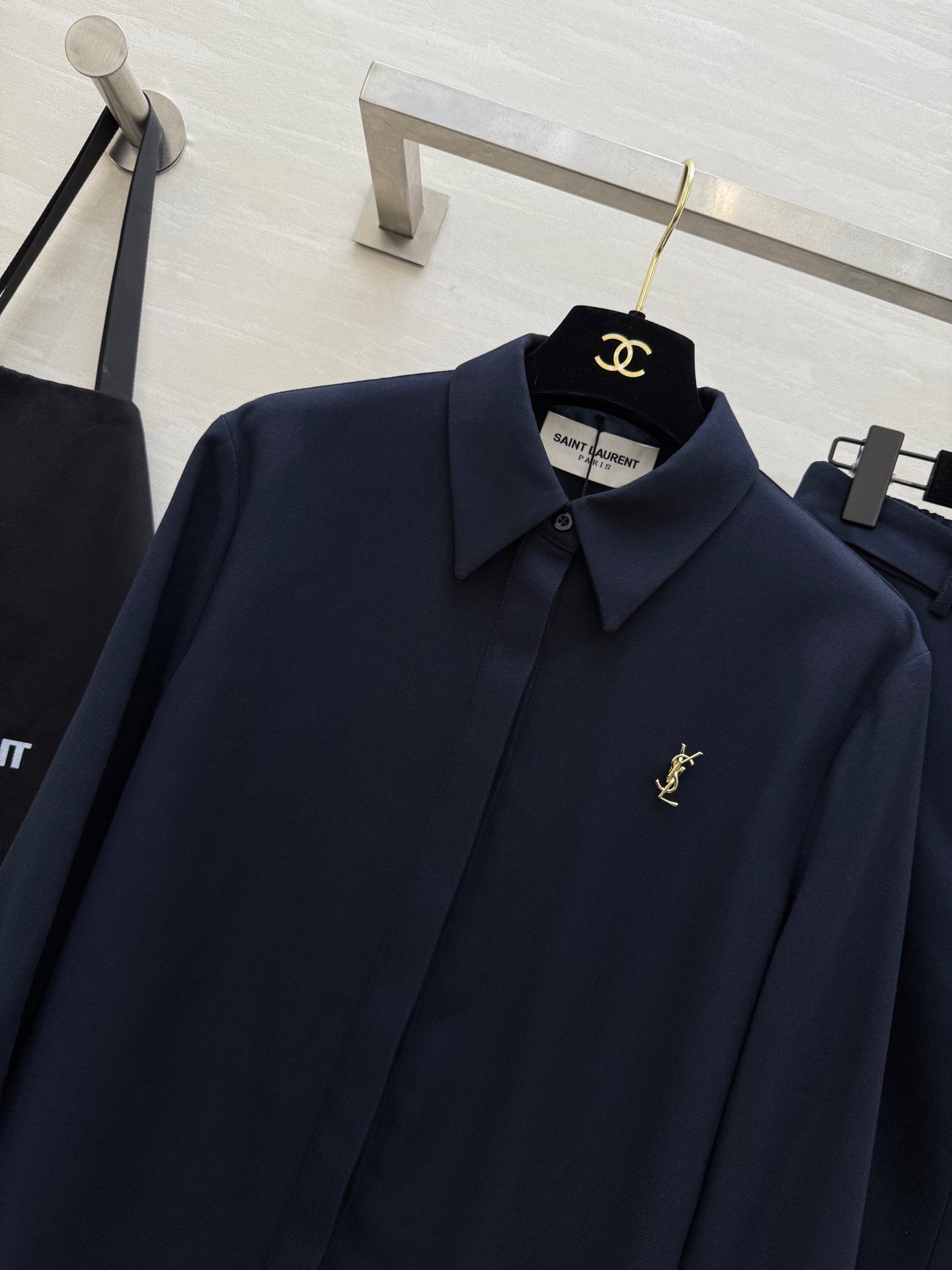 YSL 26S SHIRT AND SKIRT SET 306