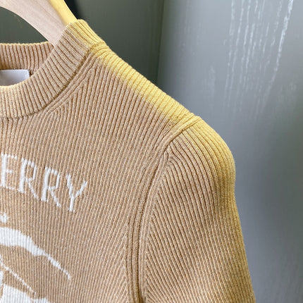 BURBERRY 26S SHORT-SLEEVE SWEATER 393