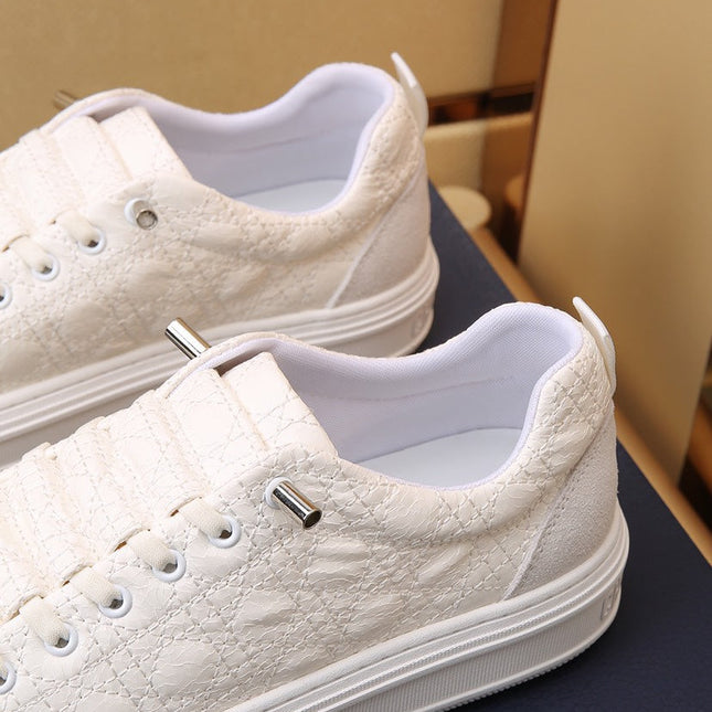 CD STYLISH SNEAKER WHITE CALFSKIN