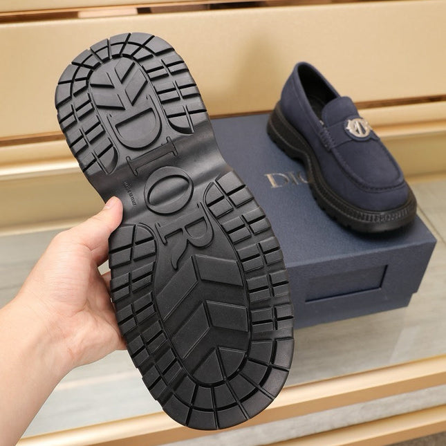 CD EXPLORER ICON LOAFER DENIM COLOR SUEDE