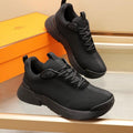 HM HUGO SNEAKER BLACK BREATHABLE FABRIC
