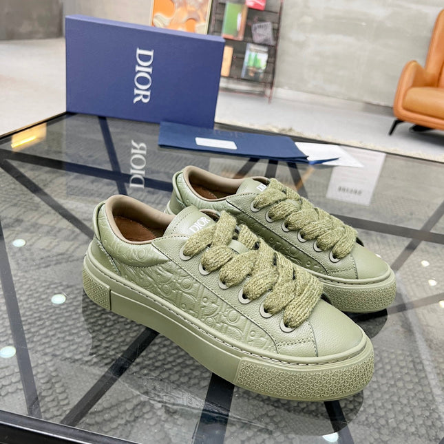 CD B33 SNEAKER PICKLE EMBOSSED CALFSKIN