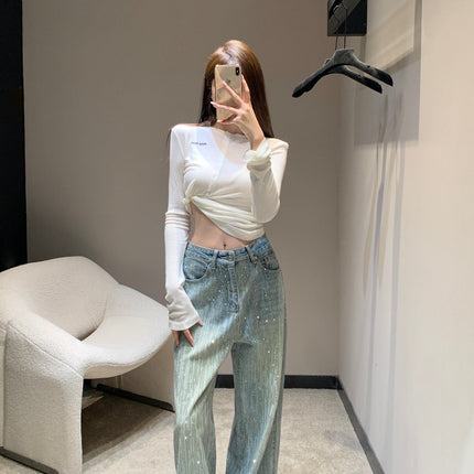 BALENCIAGA 26S WIDE LEG JEANS 005