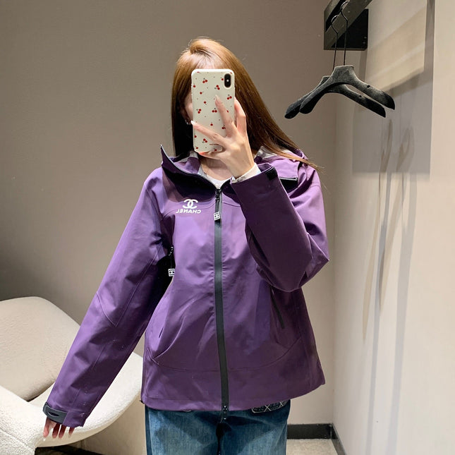 CHANEL 25S HOODED SPORTS JACKET 446