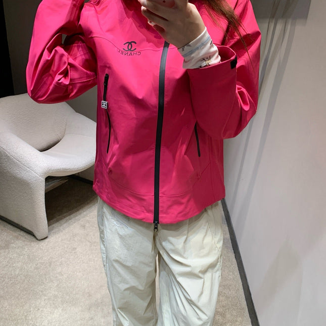 CHANEL 25S HOODED SPORTS JACKET 447