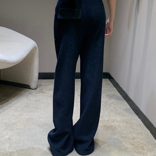 MIUMIU WIDE-LEG PANTS STYLE 656