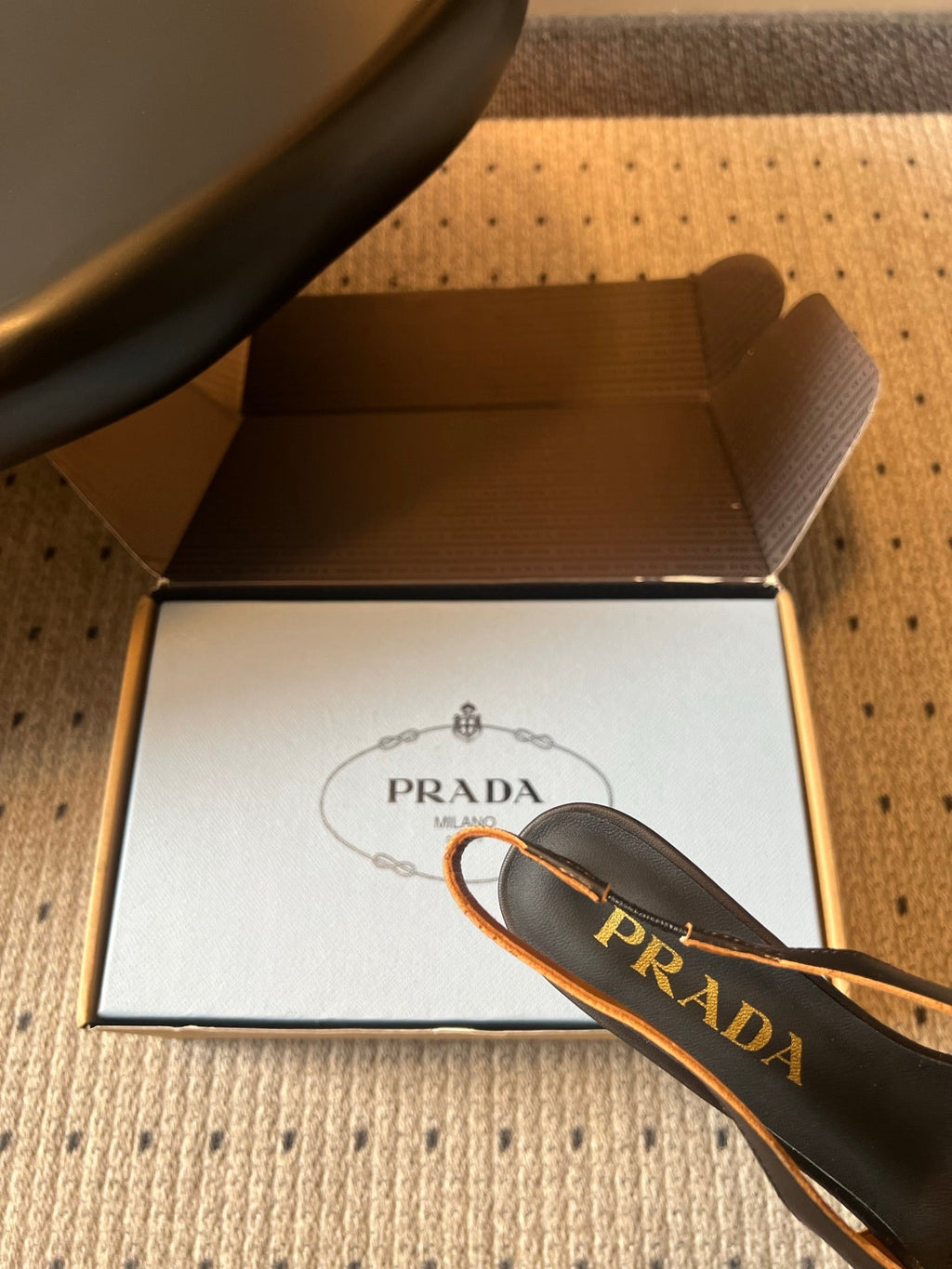 PRADA 26S POINTED TOE FRINGE BOW SLINGBACK PUMPS 85MM IN BLACK CALFSKIN
