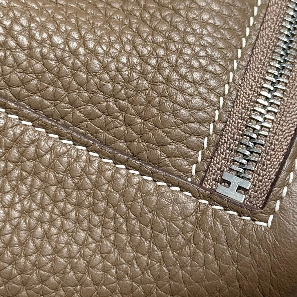 HM MINI LINDY 20 BAG IN BROWN CALFSKIN