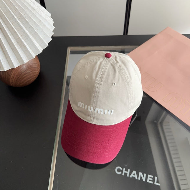 MIUMIU 26S BASEBALL CAP 319594