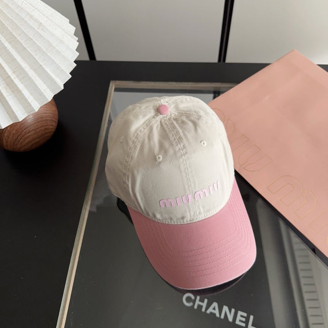 MIUMIU 26S BASEBALL CAP 319598