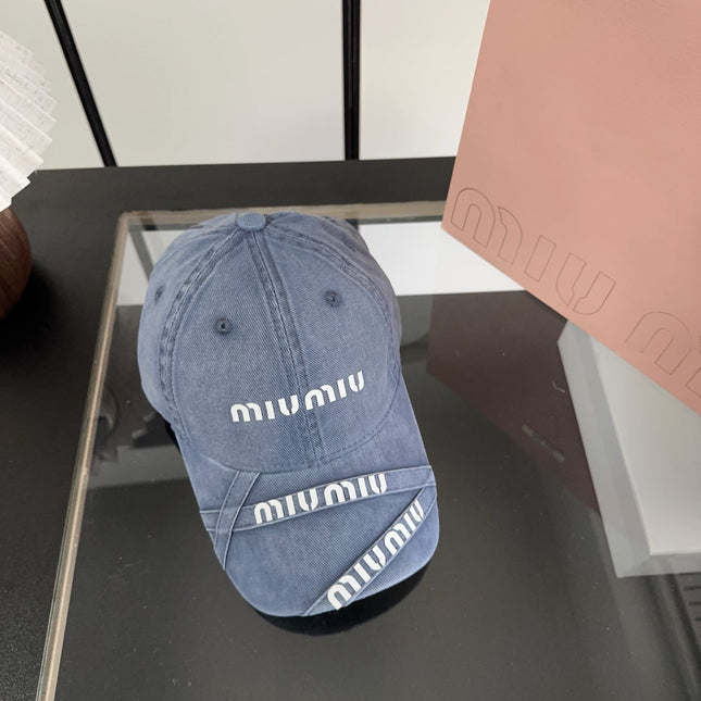 MIUMIU 26S BASEBALL CAP 332734