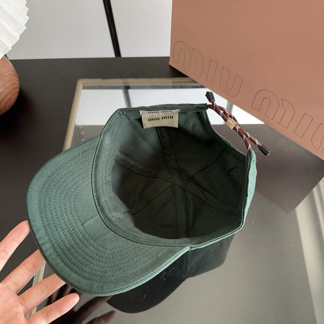 MIUMIU 26S BASEBALL CAP 329818