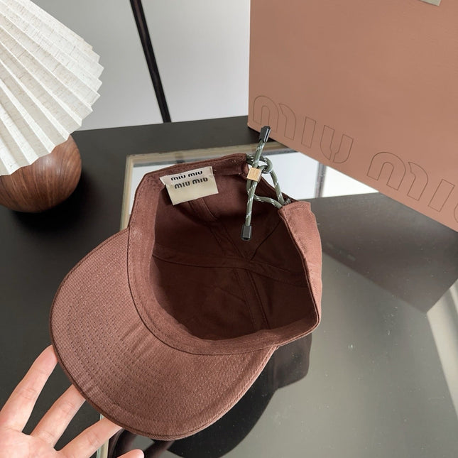 MIUMIU 26S BASEBALL CAP 329820