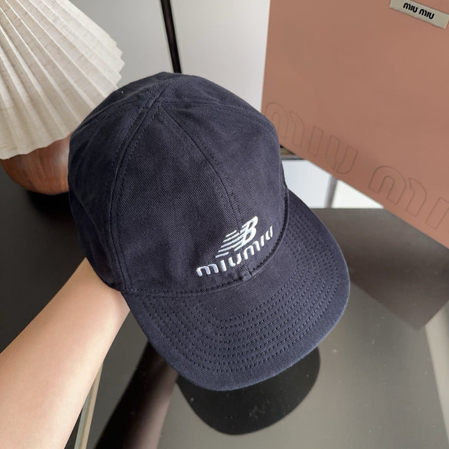 MIUMIU 26S BASEBALL CAP 329823