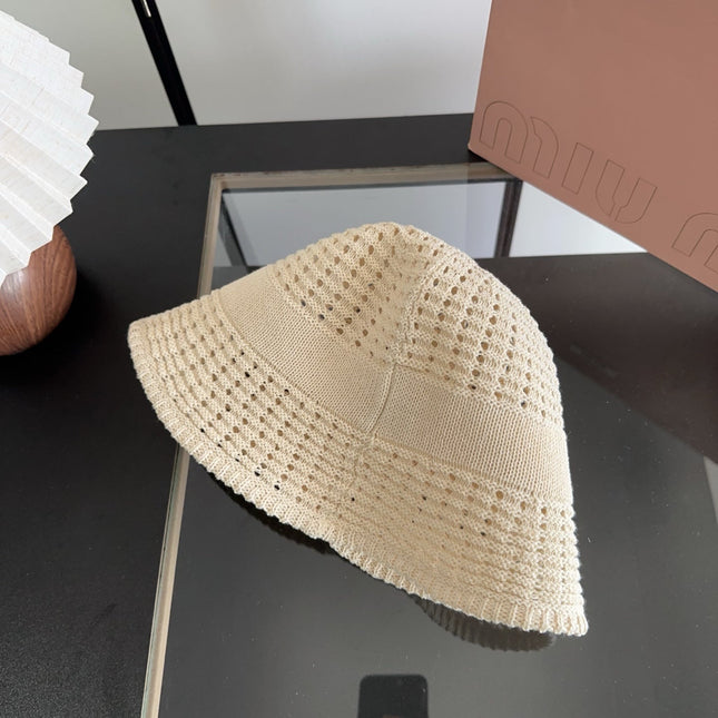 MIUMIU 26S CROCHET BUCKET HAT 339415