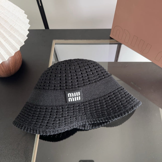 MIUMIU 26S CROCHET BUCKET HAT 339417