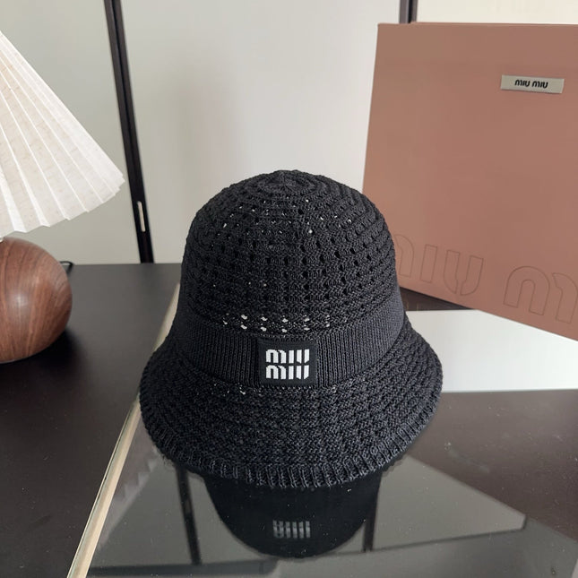 MIUMIU 26S CROCHET BUCKET HAT 339417