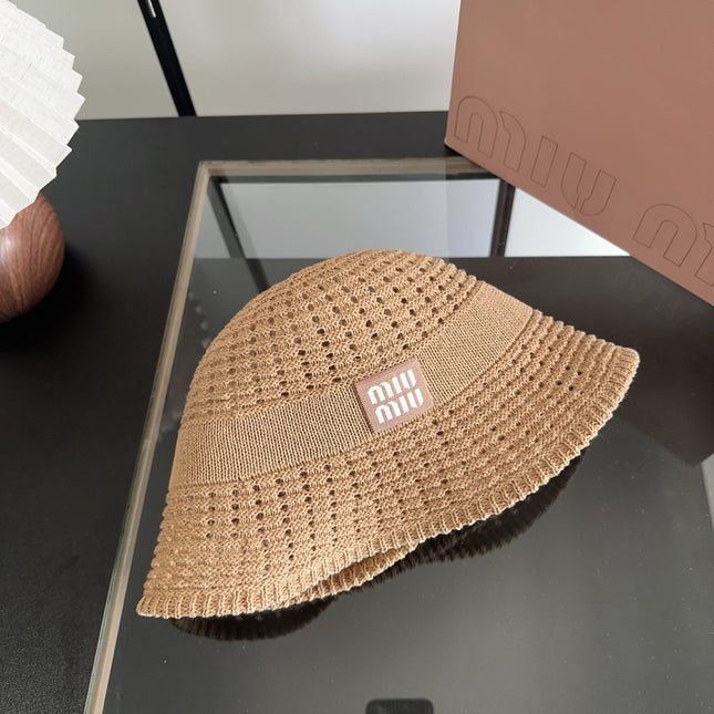 MIUMIU 26S CROCHET BUCKET HAT 339418