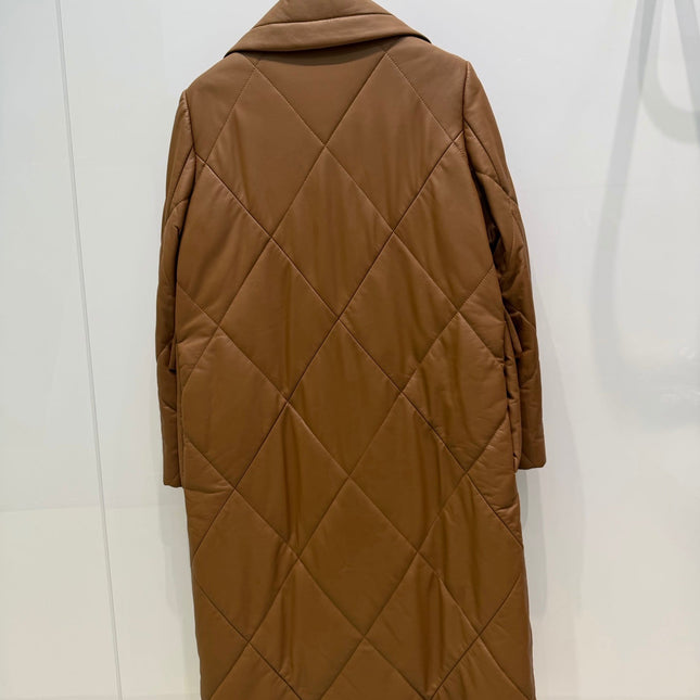 MAX MARA 25S QUILTED LONG COAT 029