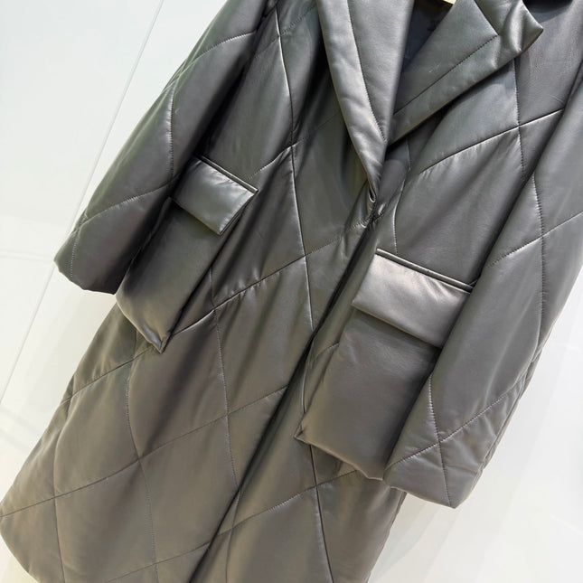 MAX MARA 25S QUILTED LONG COAT 030