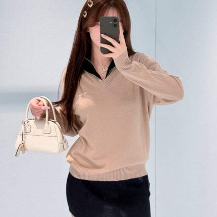 MIUMIU 26S LONG-SLEEVE KNIT SWEATER 1508