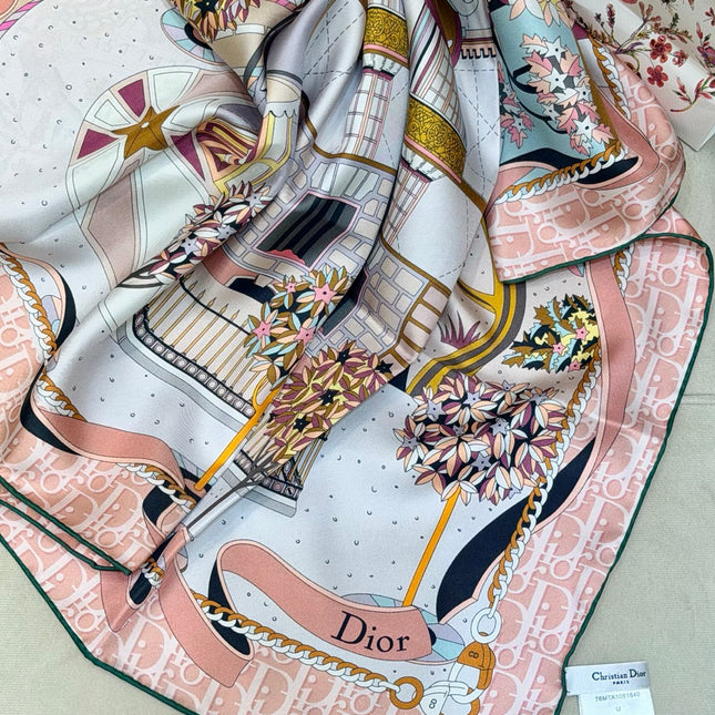 DIOR 26S SCARF 90CM IN SILK 311991