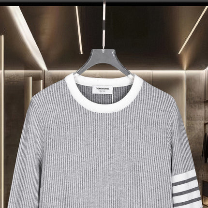 THOM 26S ROUND-NECK KNIT SWEATER 324
