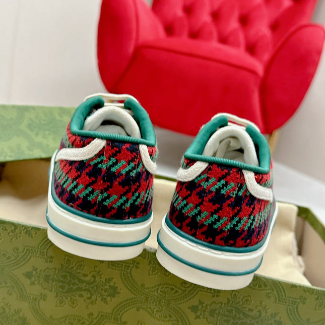 GUCCI 26S LOW TOP SNEAKERS IN MULTICOLOR CANVAS STYLE 21