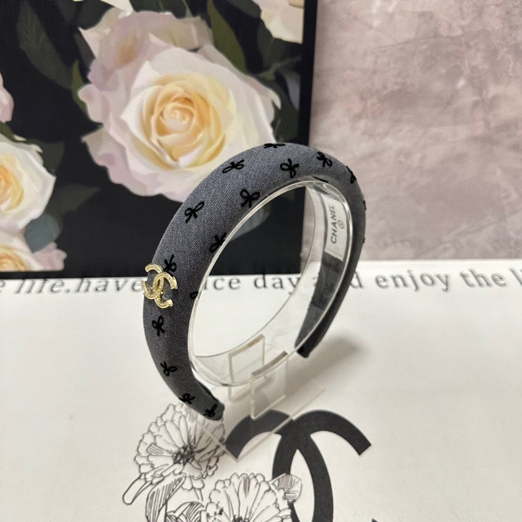 DARK GRAY FABRIC HAIRBAND 432840