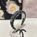 DARK GRAY FABRIC HAIRBAND 432840