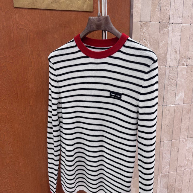 MIUMIU KNITTED T-SHIRT STYLE 759