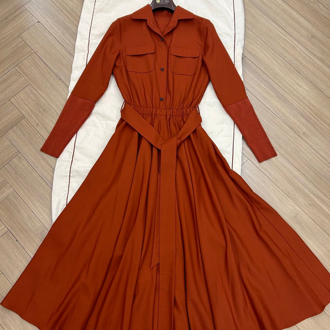 LORO PIANA 26S MAXI SHIRT DRESS 937