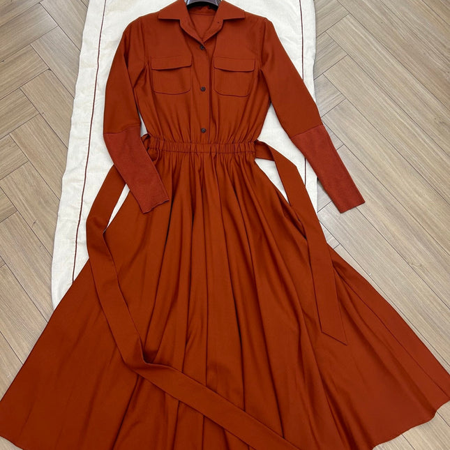 LORO PIANA 26S MAXI SHIRT DRESS 937