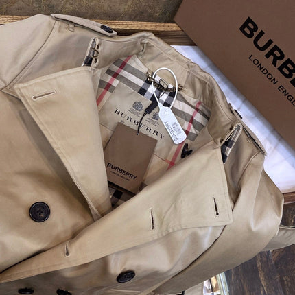 BURBERRY 26S CROPPED TRENCH COAT 513