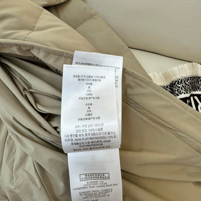 BURBERRY 25S LONG DOWN COAT 172