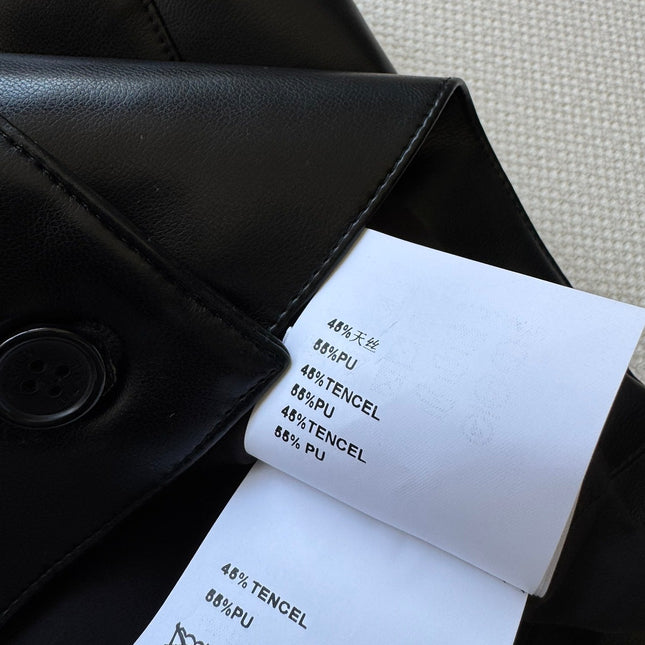 MIUMIU LEATHER VEST STYLE 726