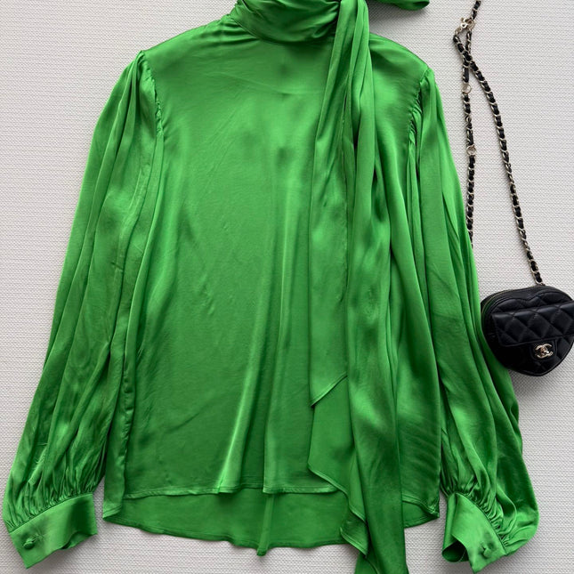 GUCCI 26S SATIN SILK SHIRT 198