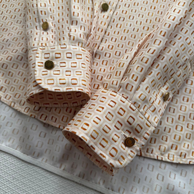 LORO PIANA 26S LONG SLEEVE SILK SHIRT 821