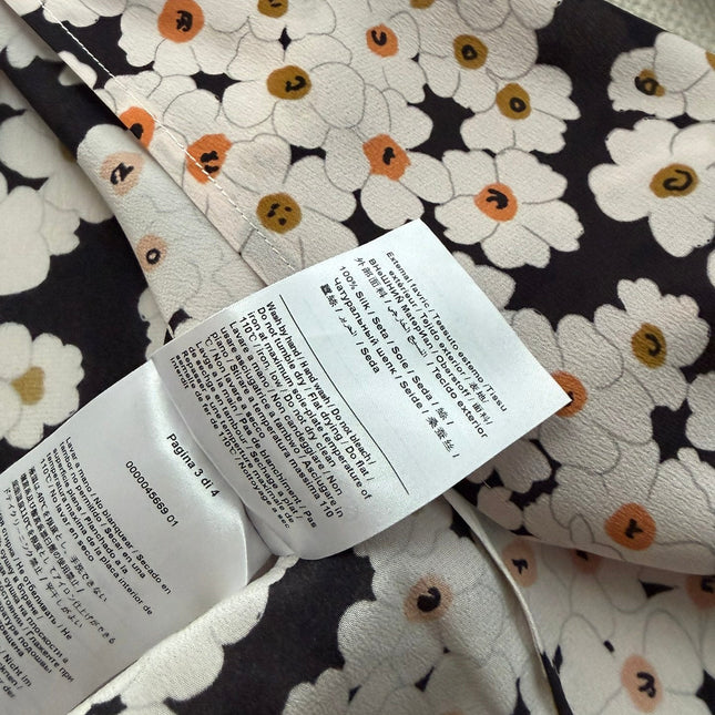 VALENTINO 26S PRINTED SILK DRESS 214