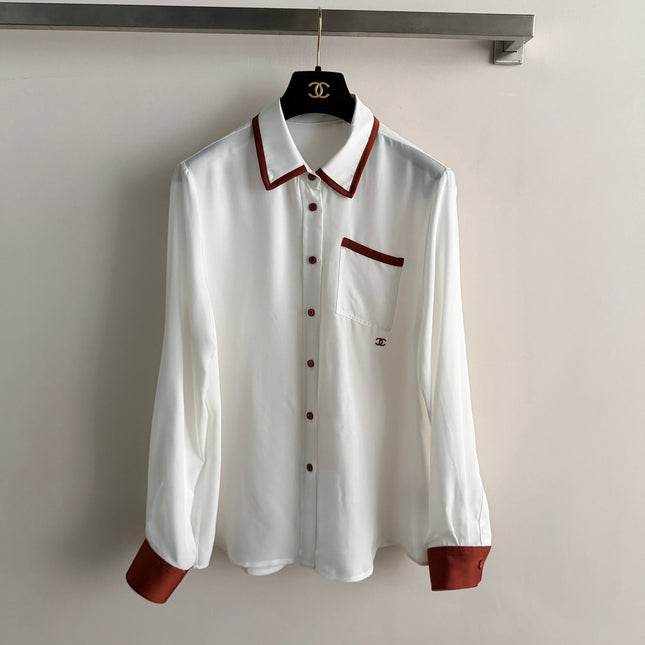 CHANEL 26S SILK SHIRT STYLE 1119
