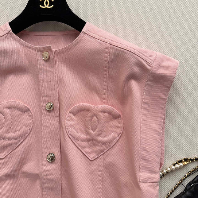 CHANEL 26S DENIM VEST STYLE 1042