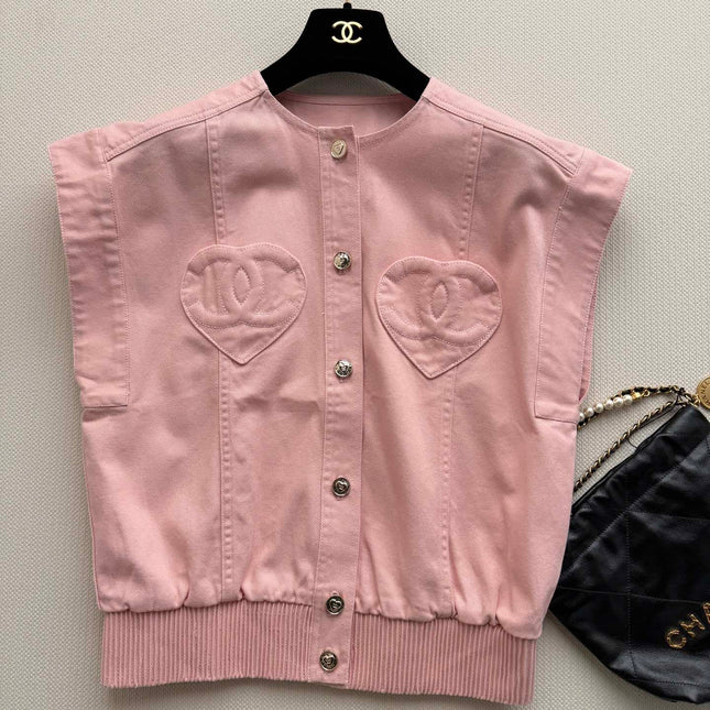 CHANEL 26S DENIM VEST STYLE 1042