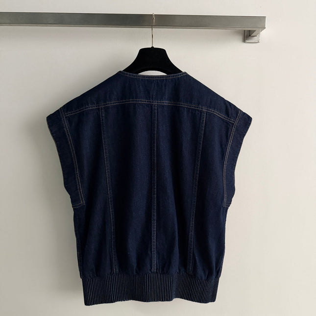 CHANEL 26S DENIM VEST STYLE 1041